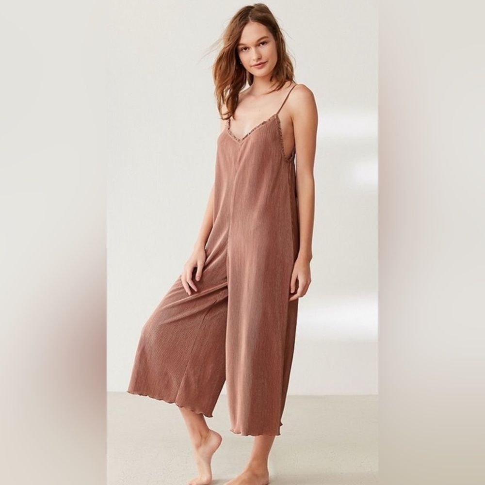 Out from Under Pleated Boho Jumpsuit Size XS GUC